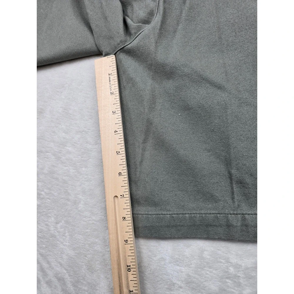 Saddlebred Chino Shorts Mens 40 Olive Green Cotton Classic Fit Cell‎ Pocket NEW